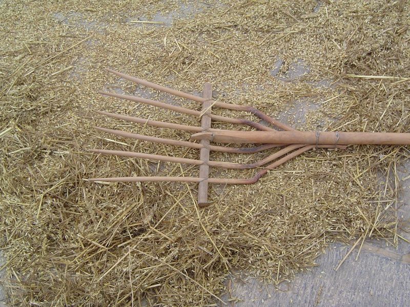 An artisan rake.