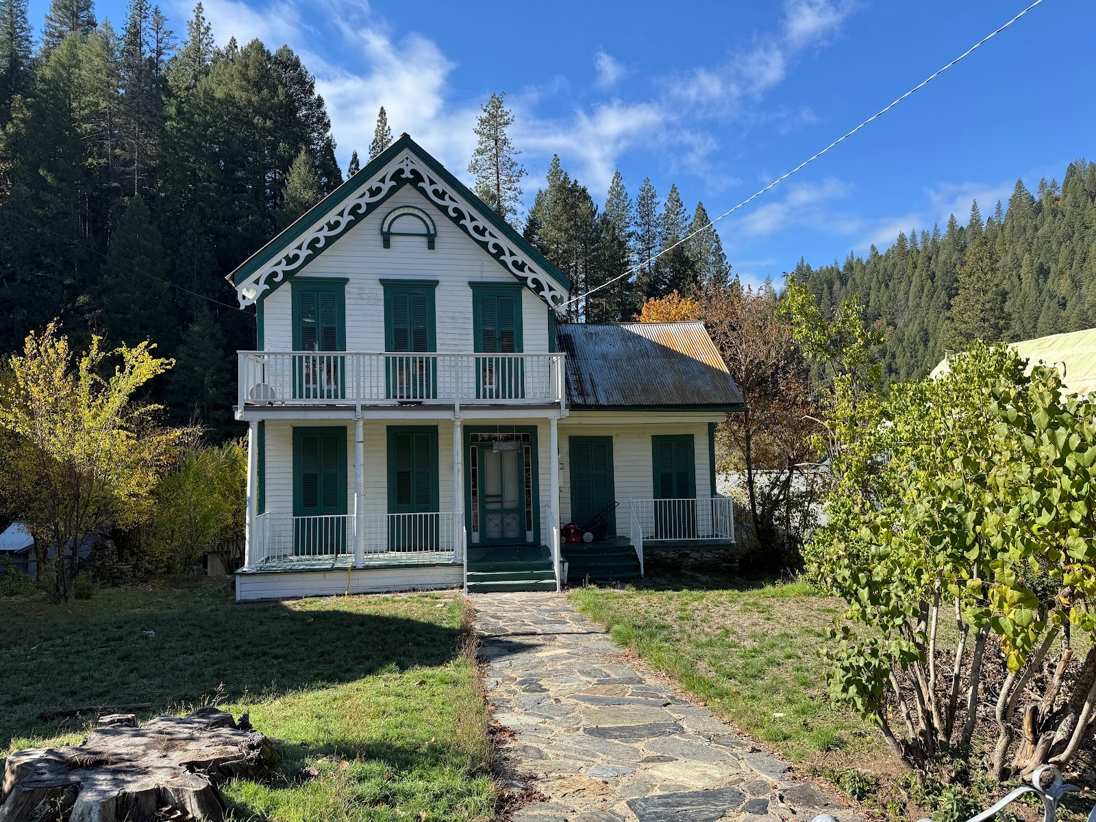 A nearby house.  Not too bad.