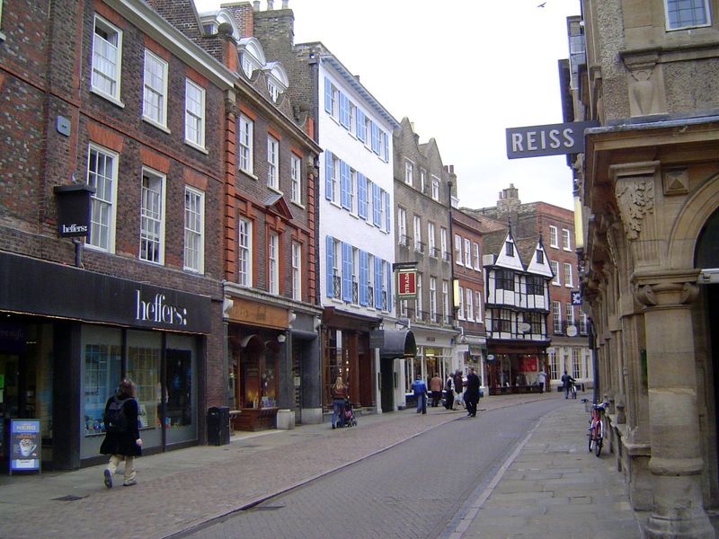 Trinity Street, an extension of Trumpington. Alias the A1134.