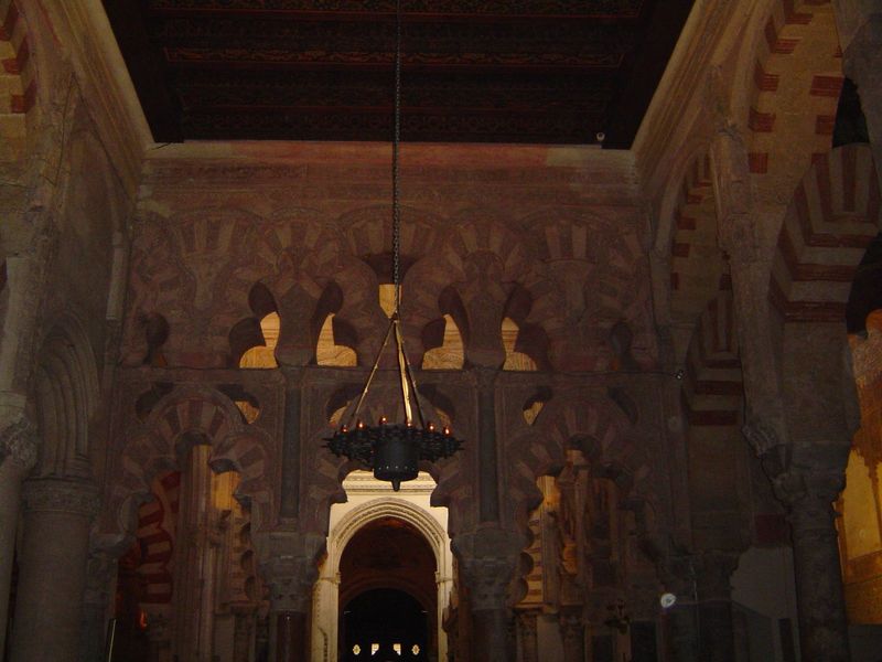 Near the mihrab, or prayer niche, the stonework becomes much more elaborate to define or indicate the maqsura, the enclosure reserved for th
