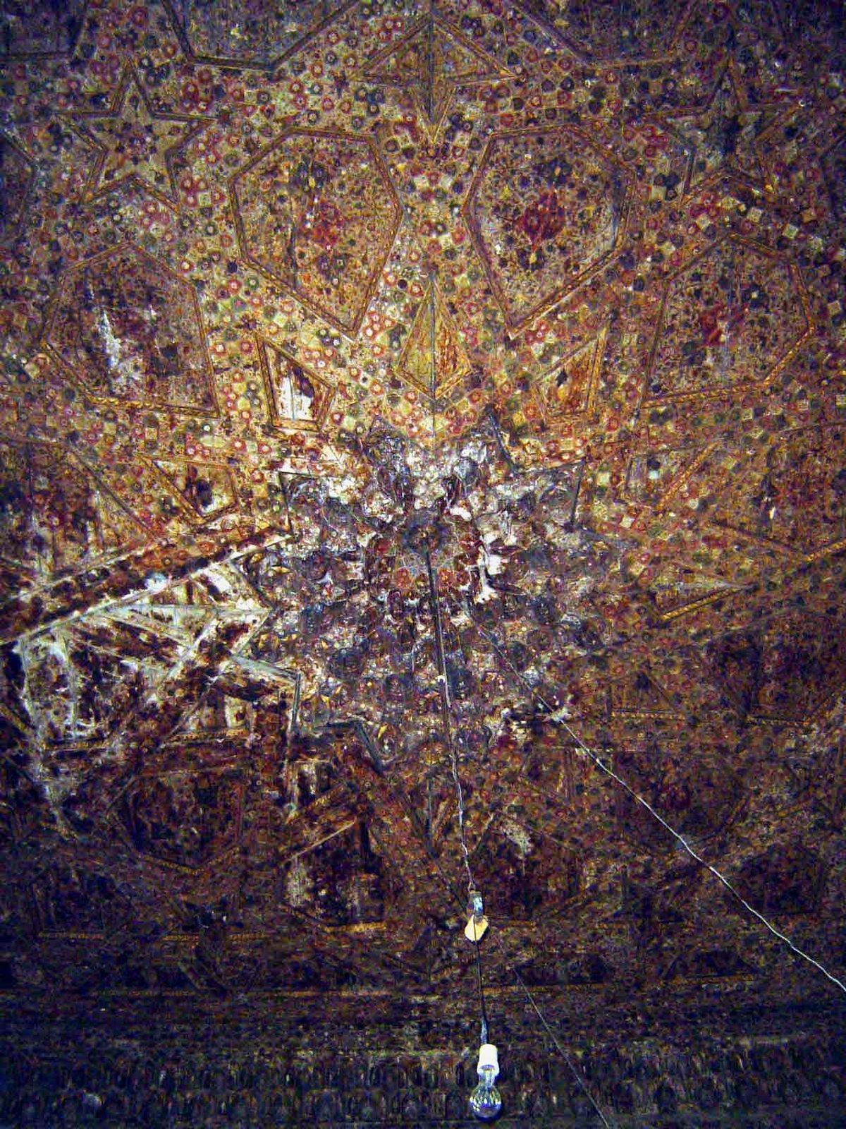 The ceiling.