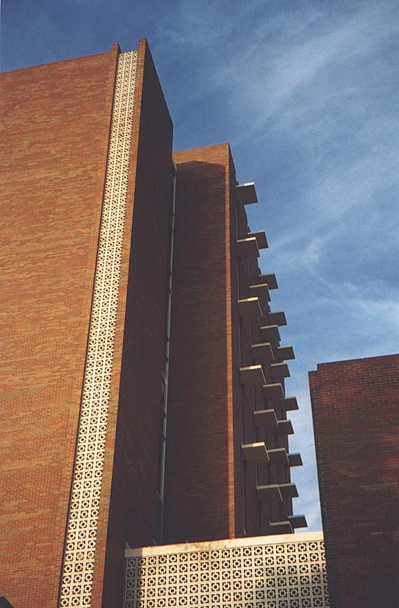 The biochemistry building, also from 1965, was a warehouse for faculty, staff, and students, as well as an ironic legacy for a decade in whi