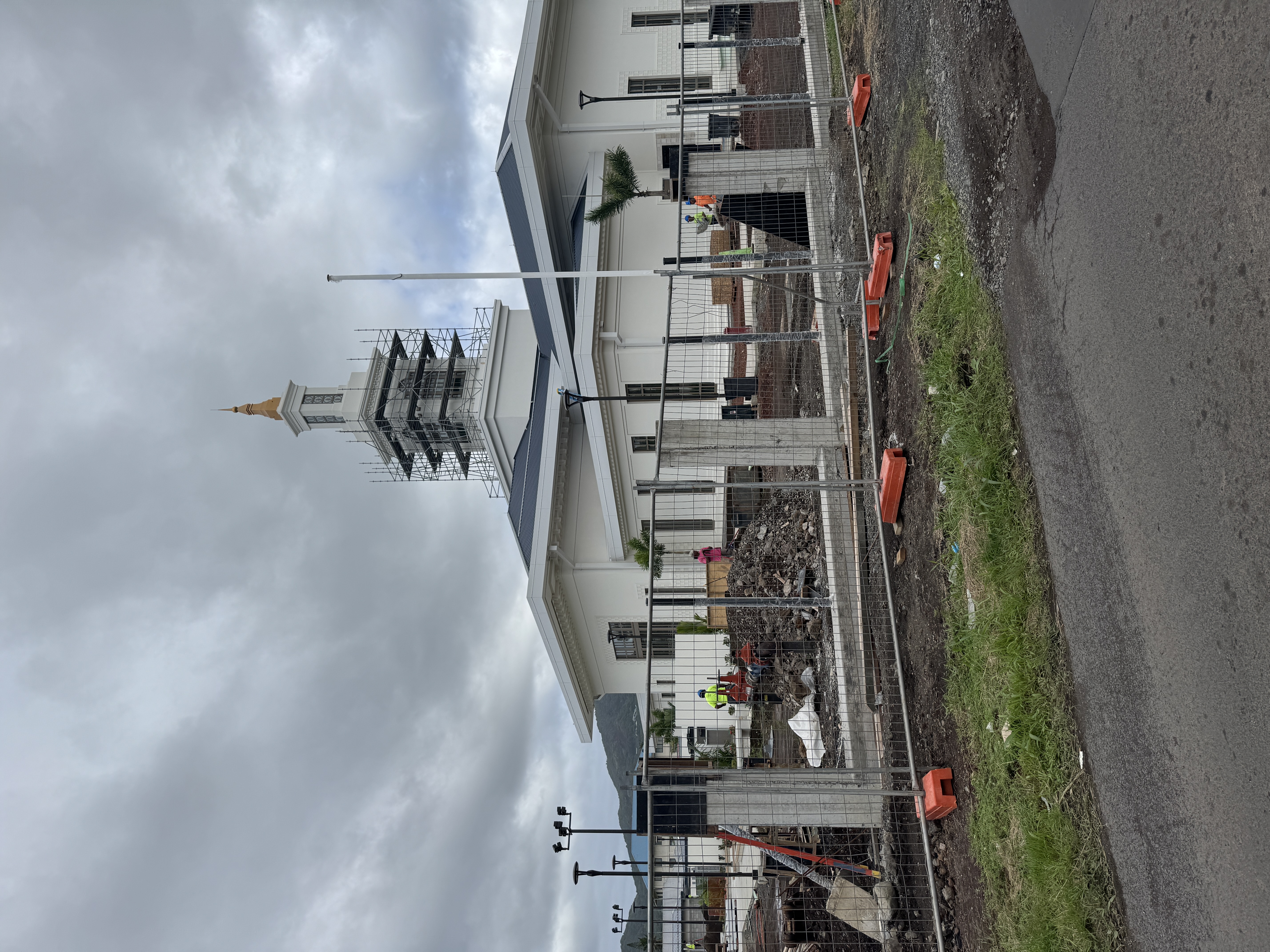 A Mormon temple.   The LDS have been in Samoa since the 1800s.