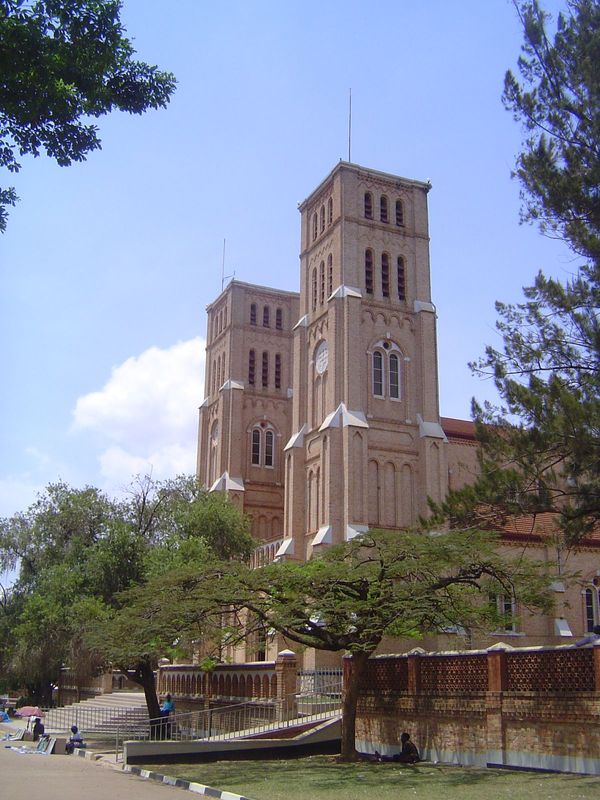 The White Fathers arrived in 1878 but did not finish their grand church until 1925. It was designed by a lay brother. Clocks were never inst