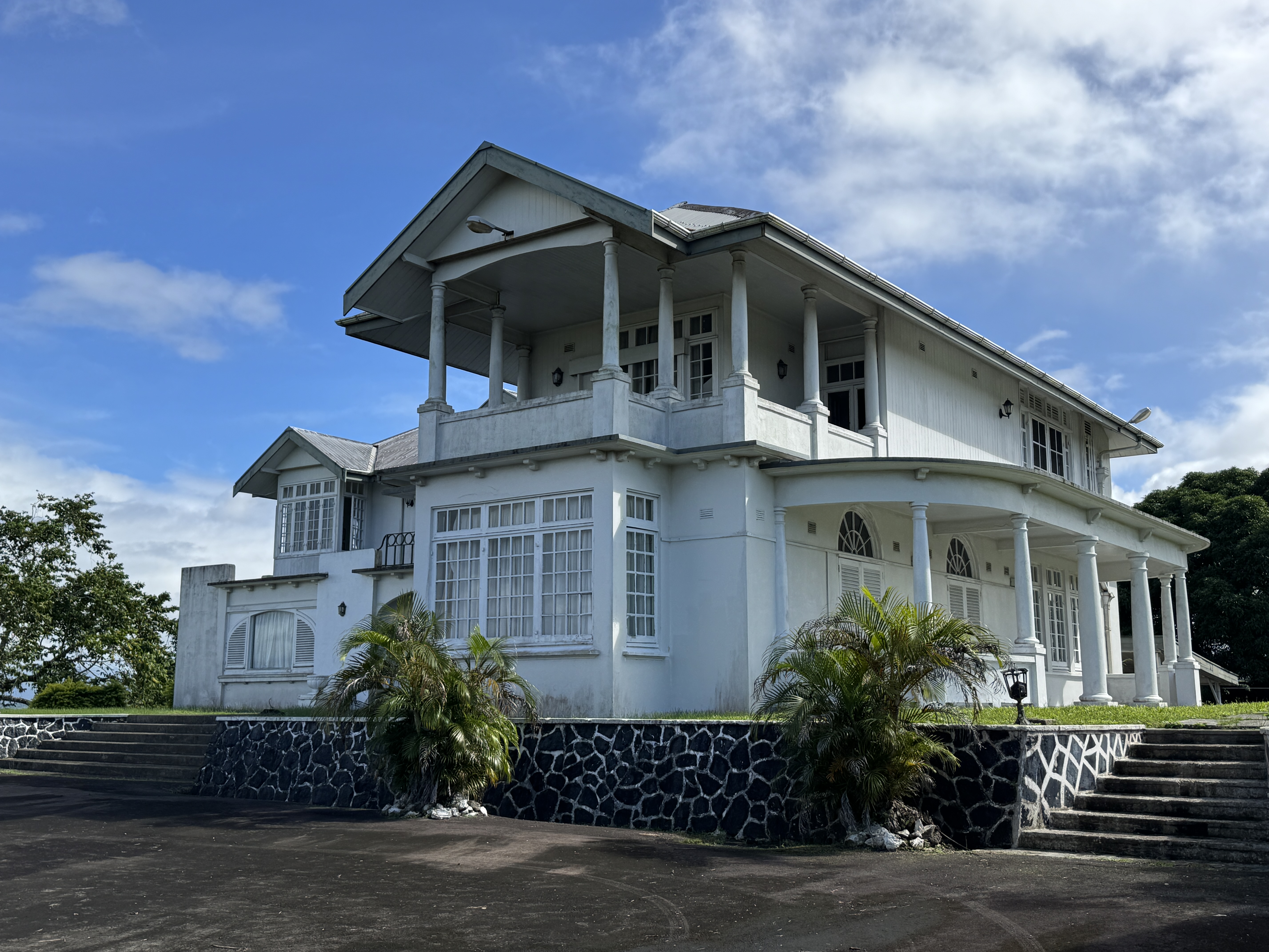 And here's where the Borron's lived.  It was built in 1927 on land owned by Borron's father.  It was taken during World War II by New Zealan