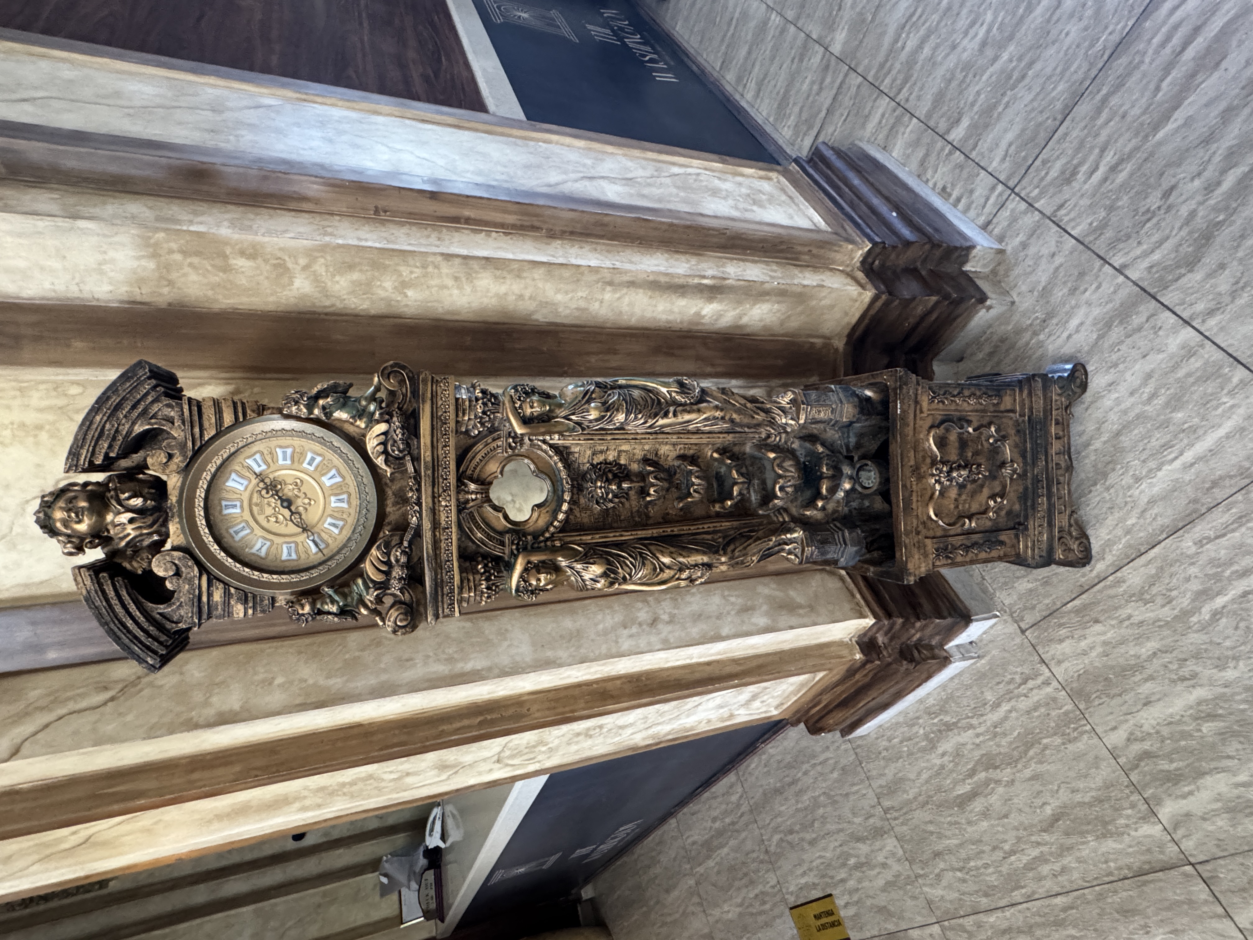Whence this clock?  Sorry, I meant, "provenance."  I bet it came from Ferdinand de Lesseps' now demolished mansion at Cristobal.