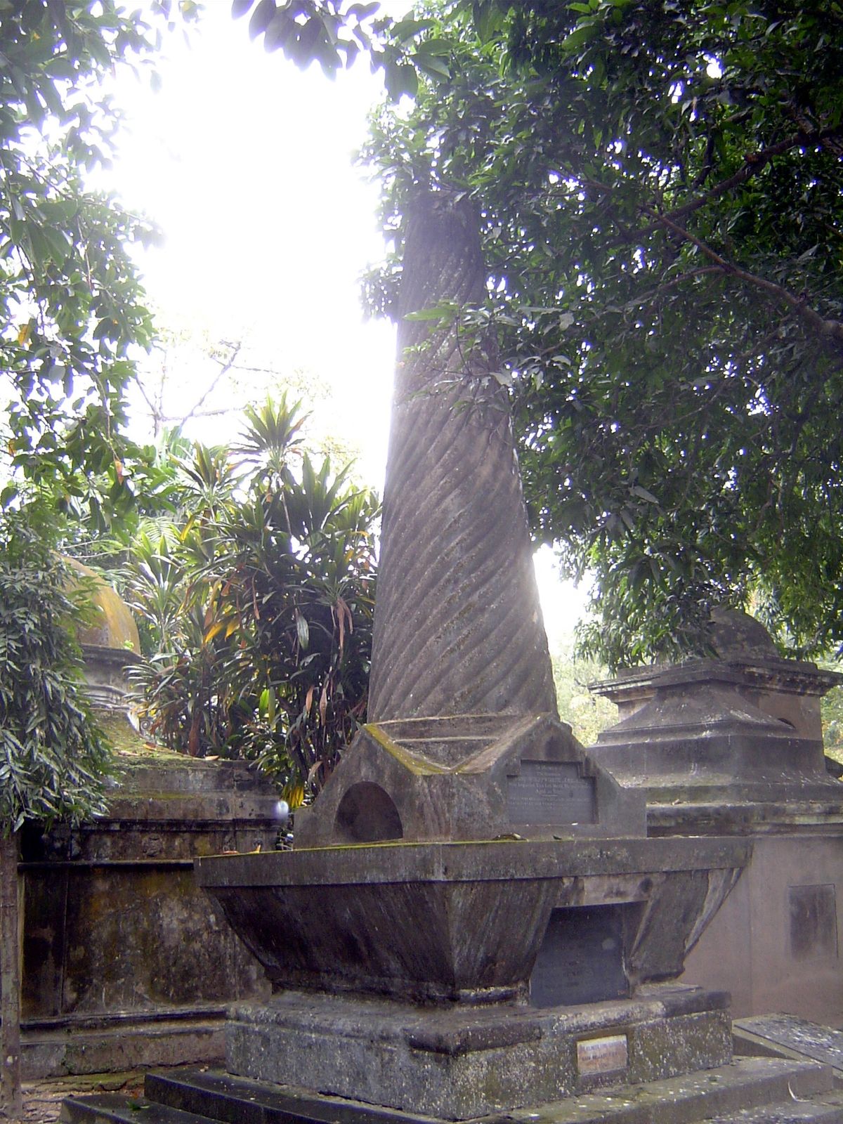 This spiral-fluted one—from 1800 but renovated about 1900—is probably the best known.