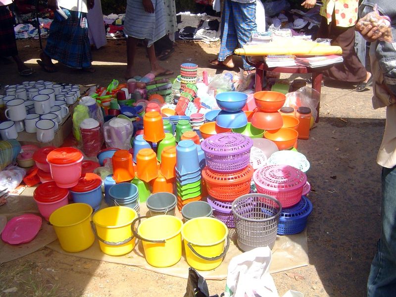 Plastic ware.