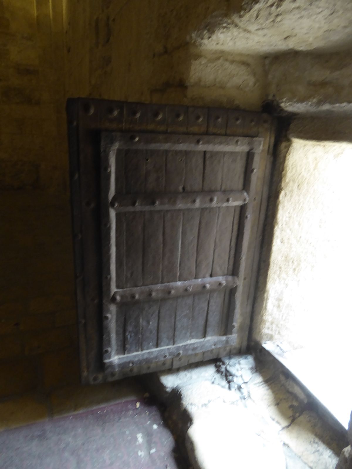 The door is said to impose humility on everyone who enters, but more likely it was built to keep Bedouin out.