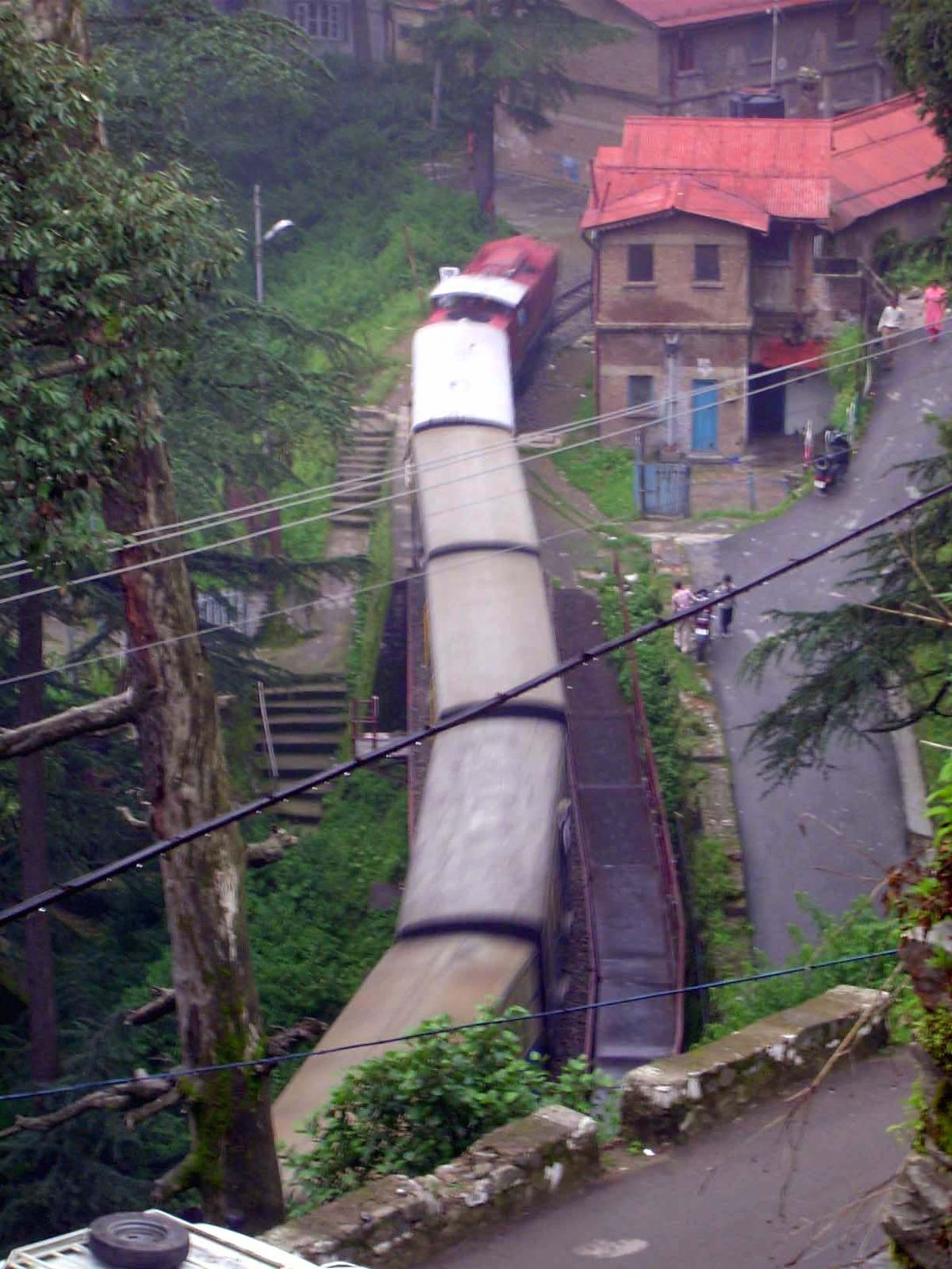 Hours later, it rolls into Shimla.