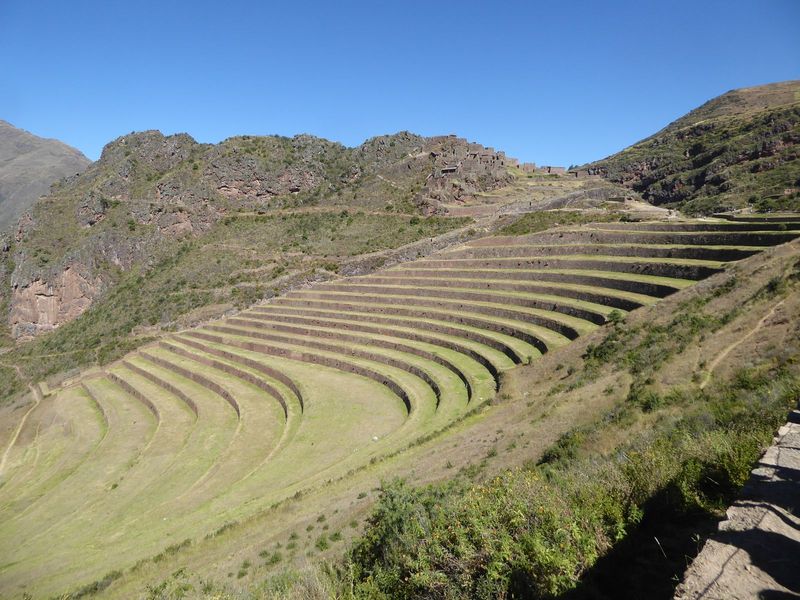 Here it is again. Have to use your imagination to see the terraces planted to corn or potatoes and to see irrigation water spilling down ste