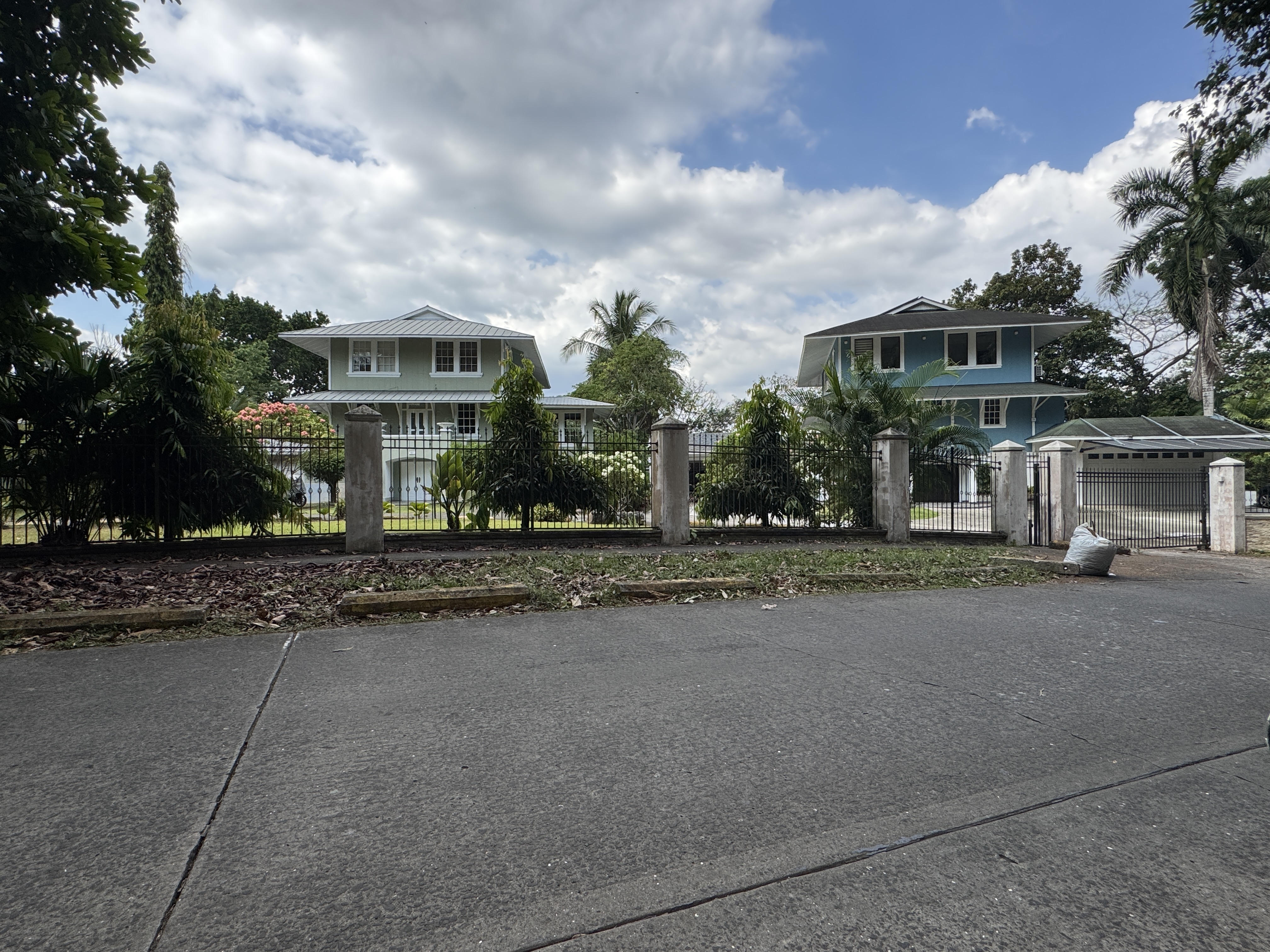 Housing across the Canal Zone was as hierarchical as military ranks.  Here are two other houses for senior officials.