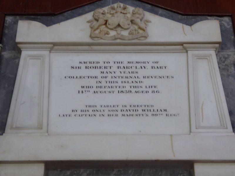 A really old timer. Sir Robert was a cousin of the banking Barclays. In Europe in 1798, he was arrested by the French and held for a year as