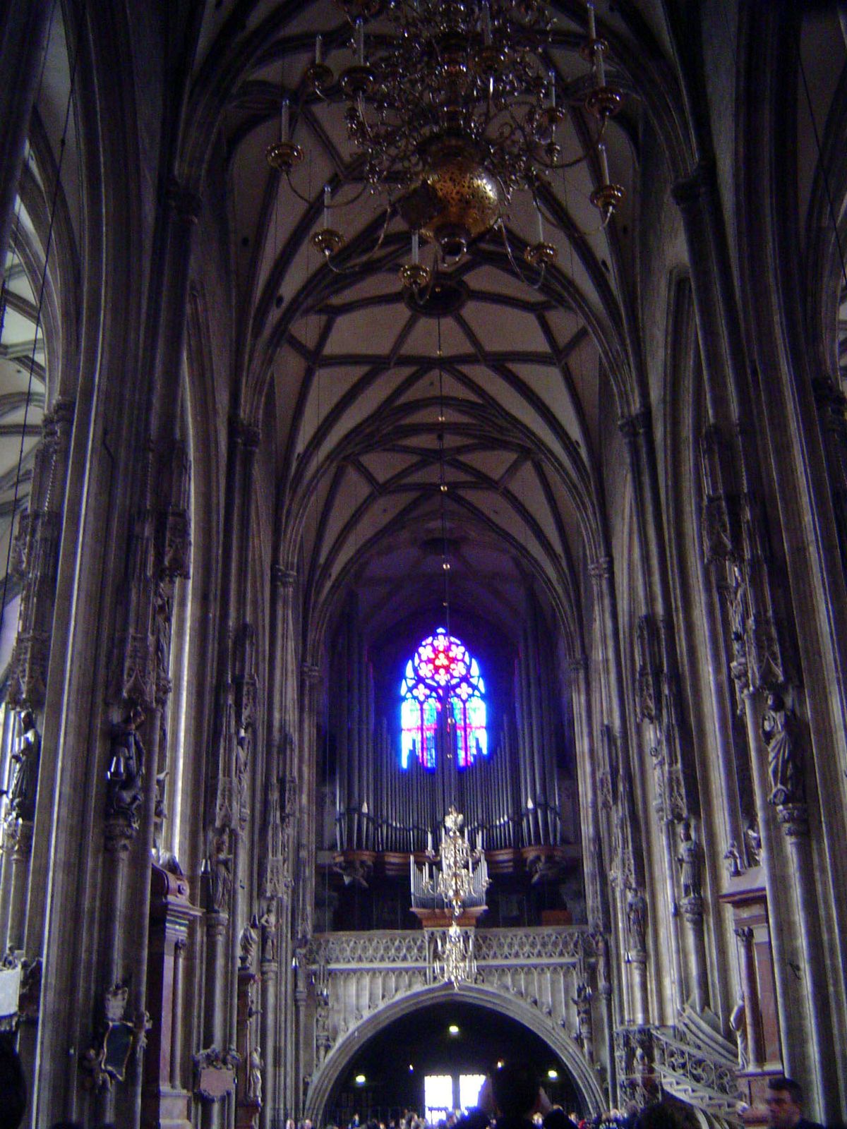 Nave, with vaulting from about 1450.