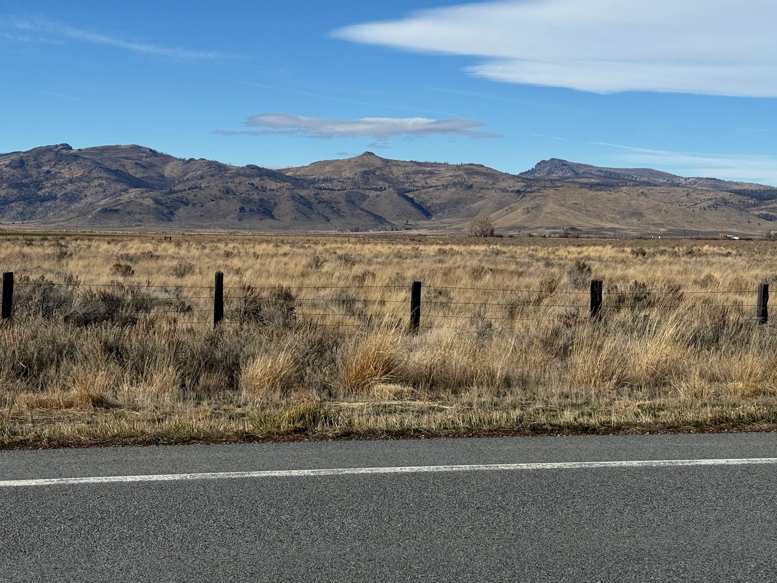 We're getting to the northeast side of the valley and to the end of 49.  Welcome to sagebrush.