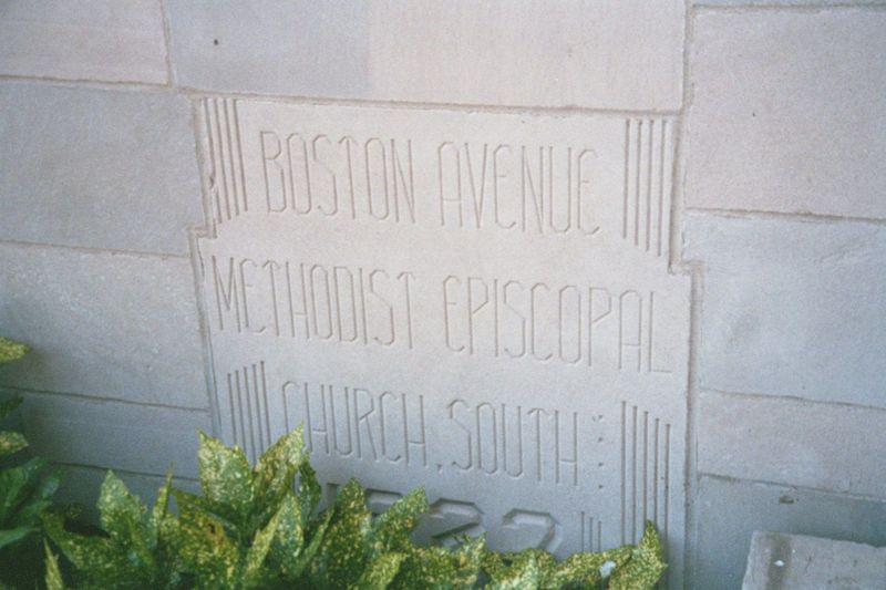 A handsome font chosen for the cornerstone of that church.