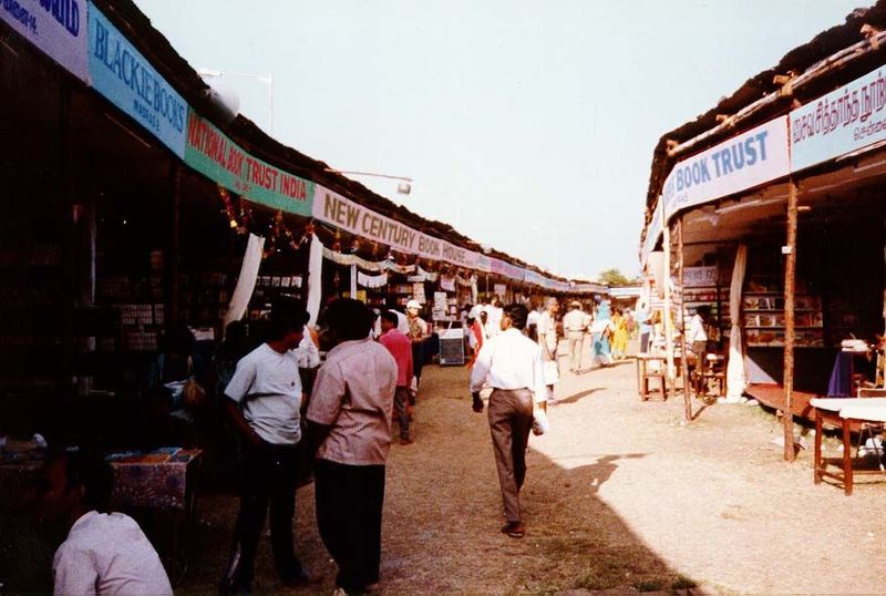 The Chennai Madras Bookfair, with scores of participating publishers.