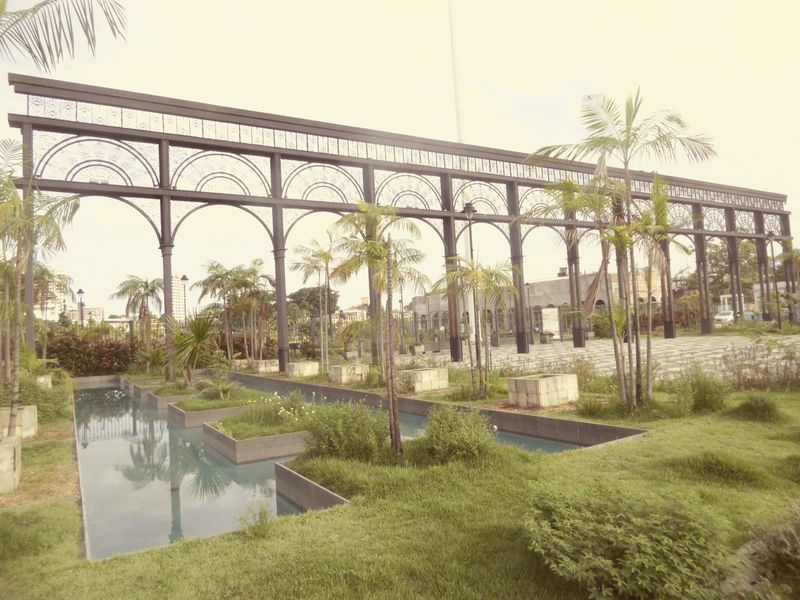 Back in Manaus, there's a hypermodern park. You ask why are we here, and why now?