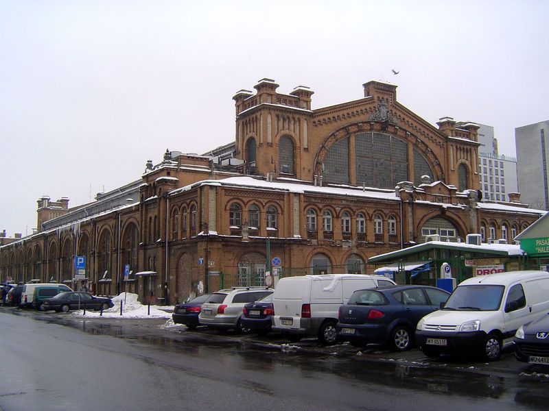 Not by bread alone, this is the Mirowska Hall, a market hall.