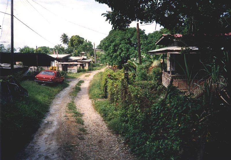 Rough roads branch off the highway into rural communities that seem little changed by the oil wealth around them.