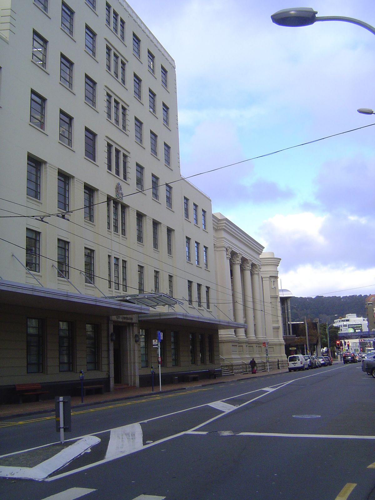 The addition in 1989 of a City Council Building didn't do much to help.