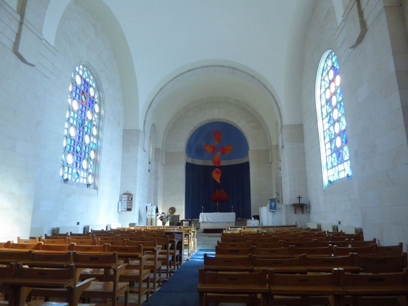 The altar and apse are no warmer.