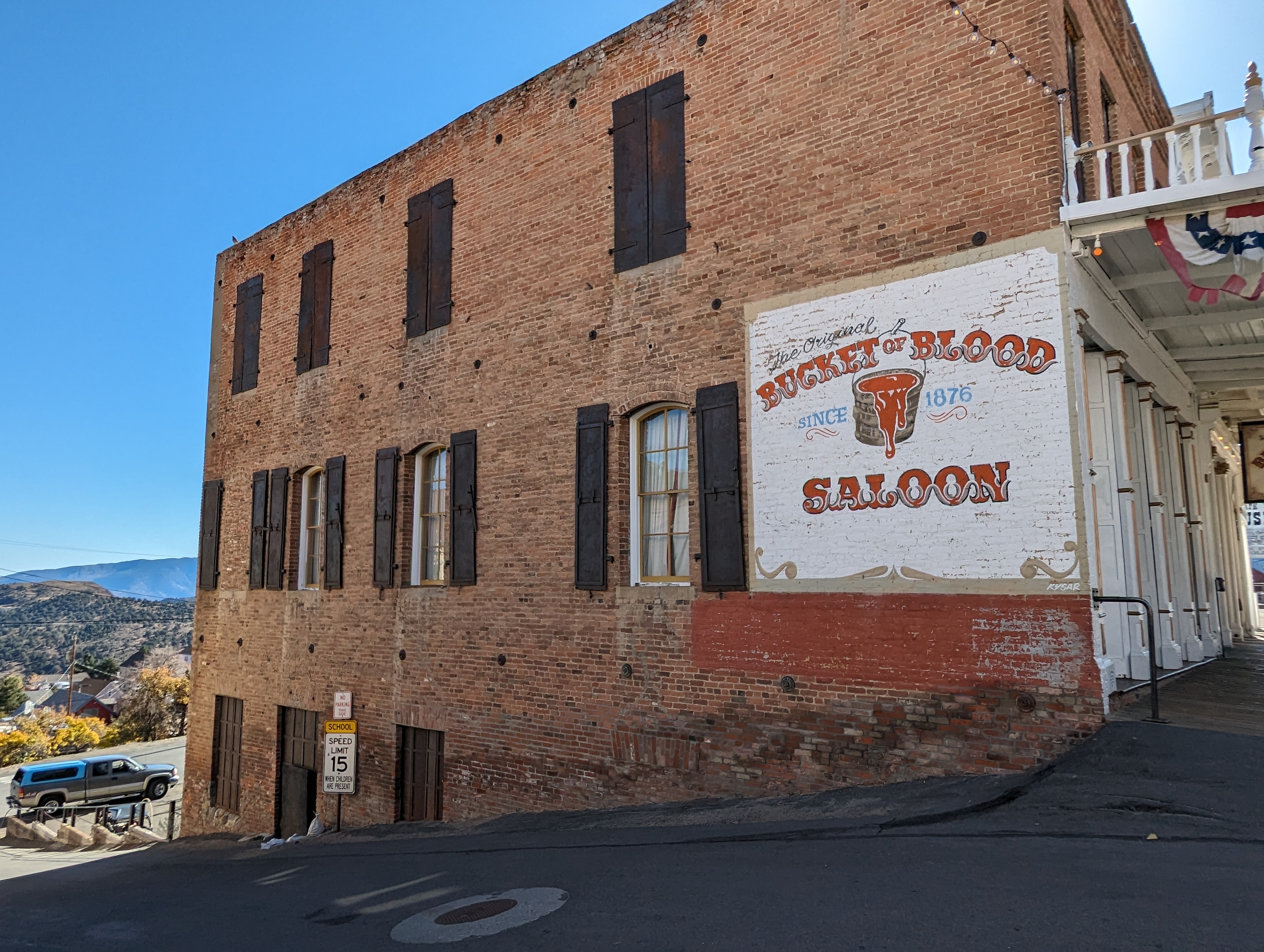 The building dates from 1876 but the business from 1931.  That's a little early for mass tourism, but maybe the owner saw the future.