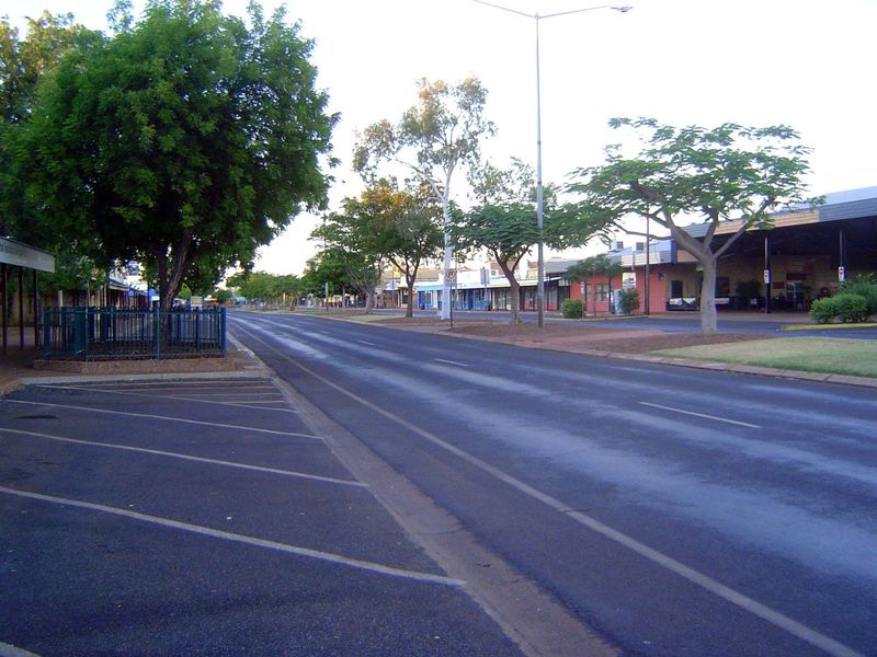 We've arrived on the main street of Tennant Creek, 300 miles north of Alice and with three times that many residents. A third are Aborigines