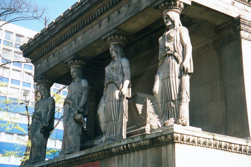 A more controversial church, St. Pancras New Church makes a religion out of classical Greece not in the church proper, designed by William I