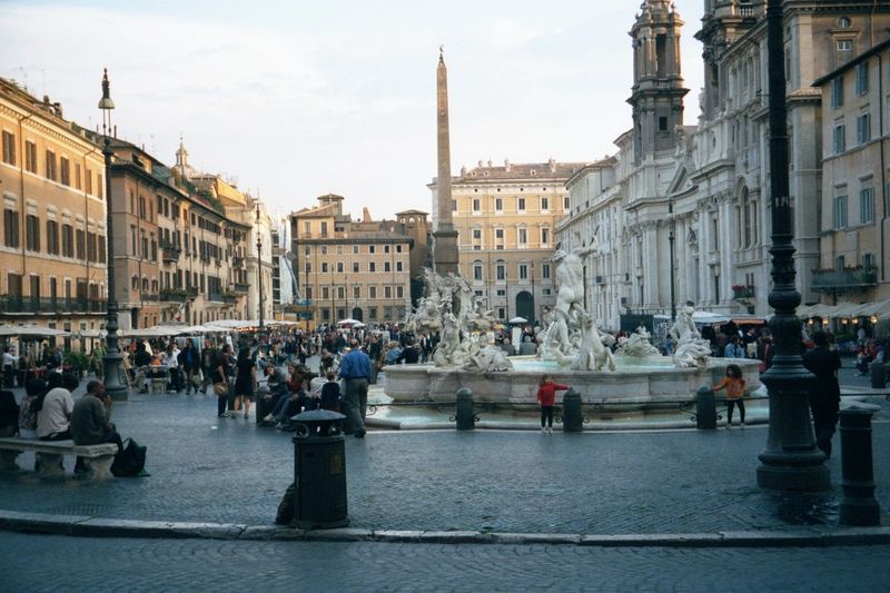 Just as the ancient Romans loved their baths, Renaissance Romans loved their fountains, fed by aqueducts built in classical times. Here, one
