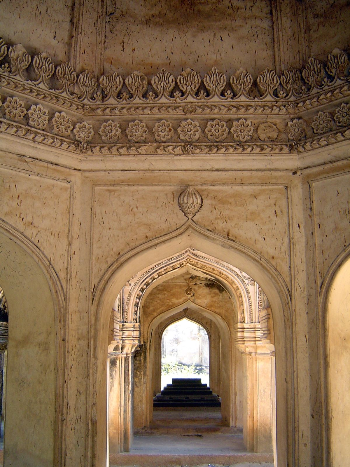 A tomb interior.