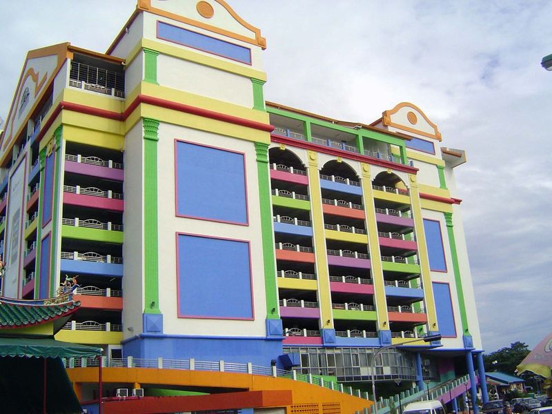 It's the Starplex Cinema, plus garage.