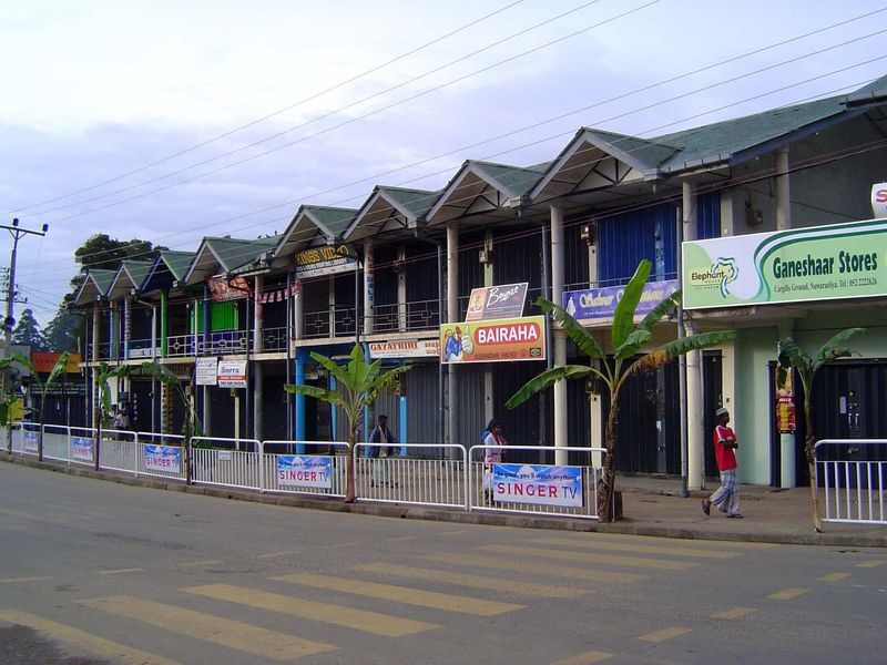 Newer shops along the same street. Not what the nostalgic tourist expects—or wants.