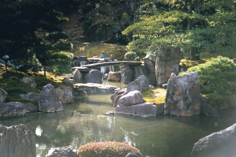 Originally, the garden was probably dry.