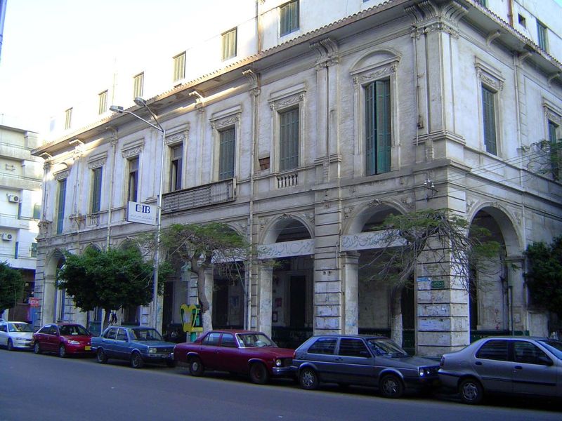 A well-built office building. You guess it's a bank or shipping agency? Wrong.