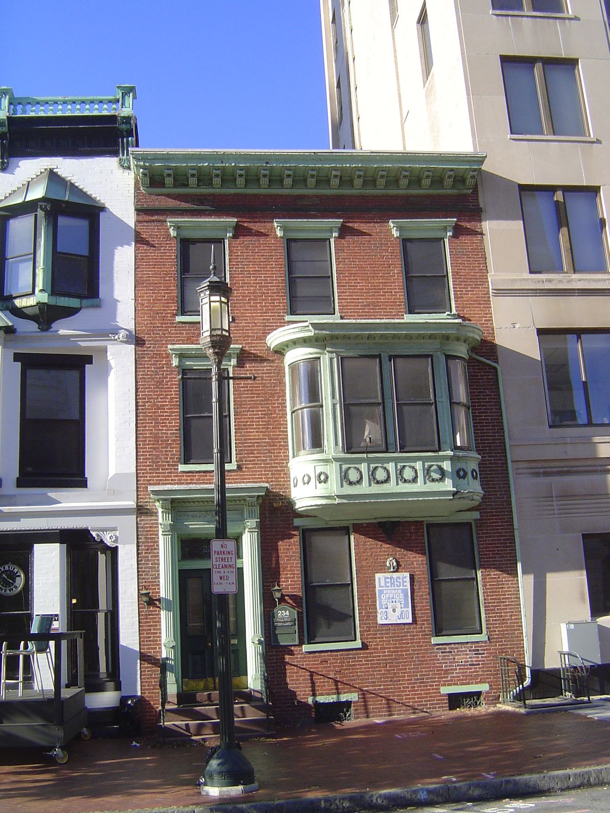 Some have been converted to offices. Either way, maintenance of curved, copper-framed bay windows is expensive.