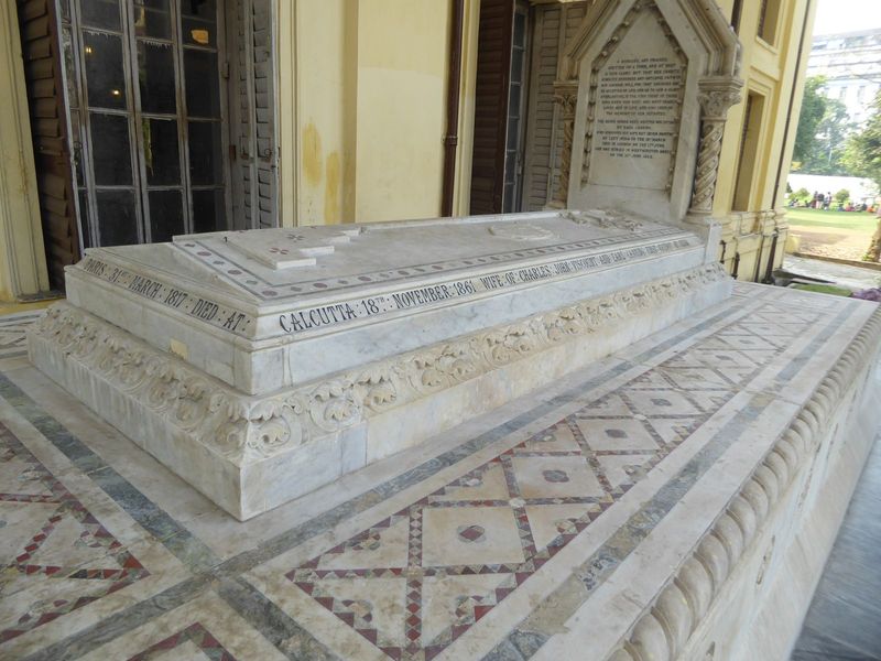 It belongs to the unhappy Charlotte Canning, a viceroy's wife. If the tomb seems very tiddly, thank the designer, no less than George Gilber
