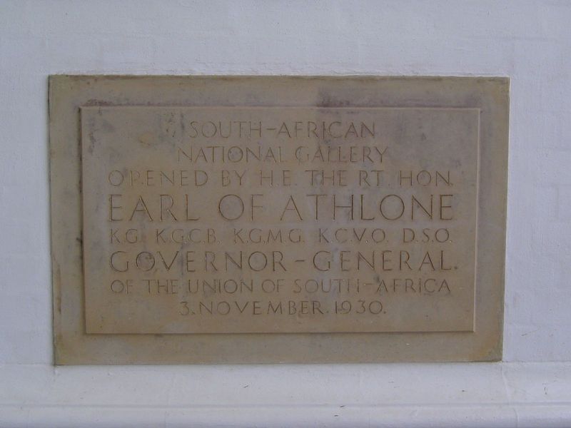Entrance plaque. Somewhere under the heap of honors, there's a guy named Alexander Cambridge.