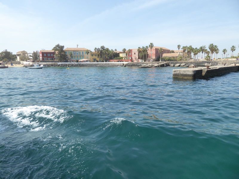 There's a small harbor with a breakwater, pier, and sandy beach. The breakwater is handy, but summer storms often come from the northeast, s