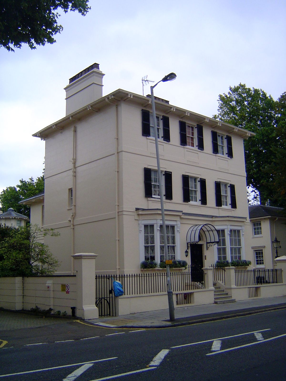 At least the houses here are varied in form, if not color.