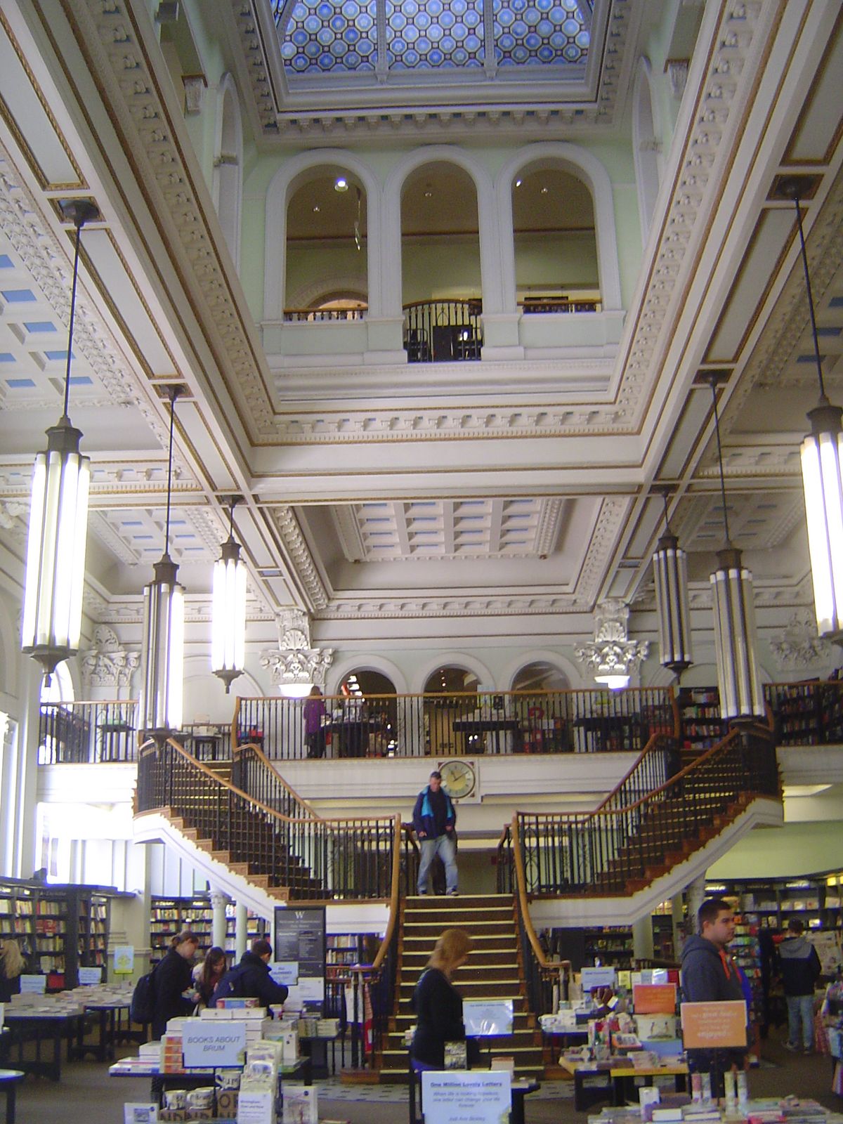 The former Midland Bank building, from 1869. Now a Waterston's bookstore.