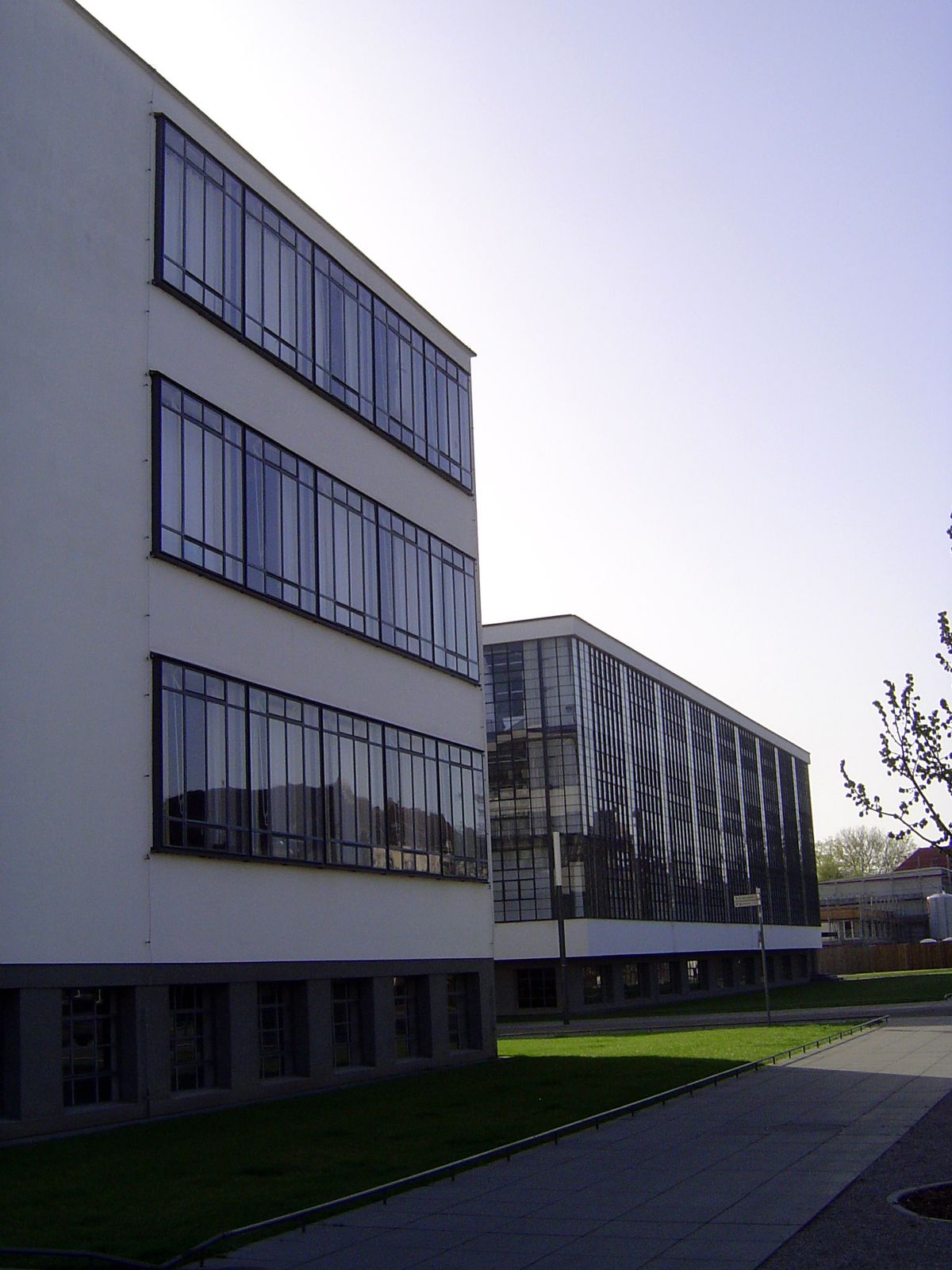 North of the workshops is a wing occupied by the technical college, or Technische Lehranstalten.