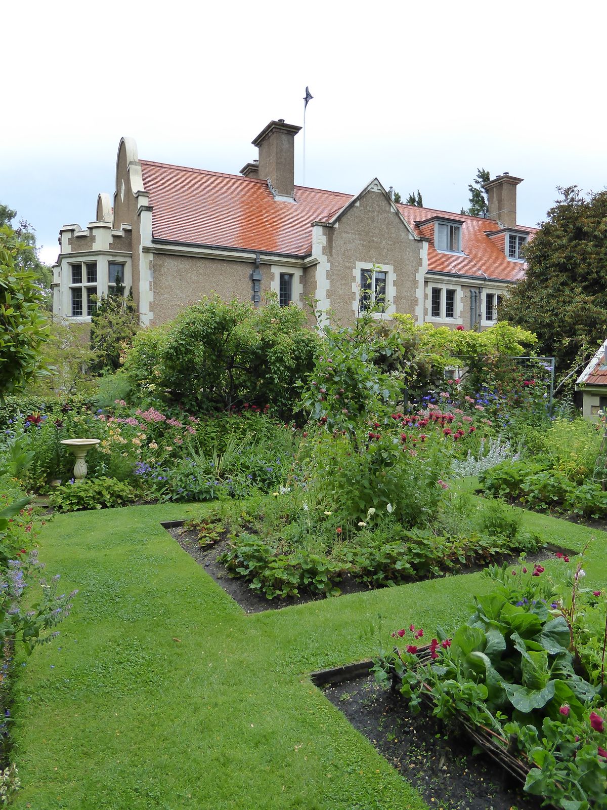 The garden's nice.