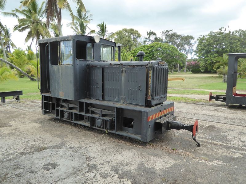 And industrial relics like this Caterpillar locomotive.