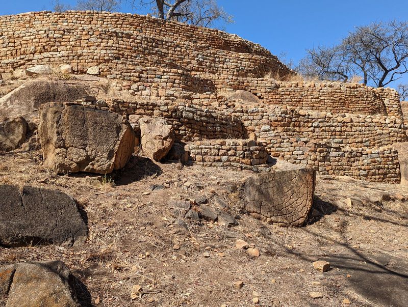 Here's the grandest of the platforms. "Wow," the visitor thinks, but David Randall-Maciver, a British archaeologist invited here in 1905 by 