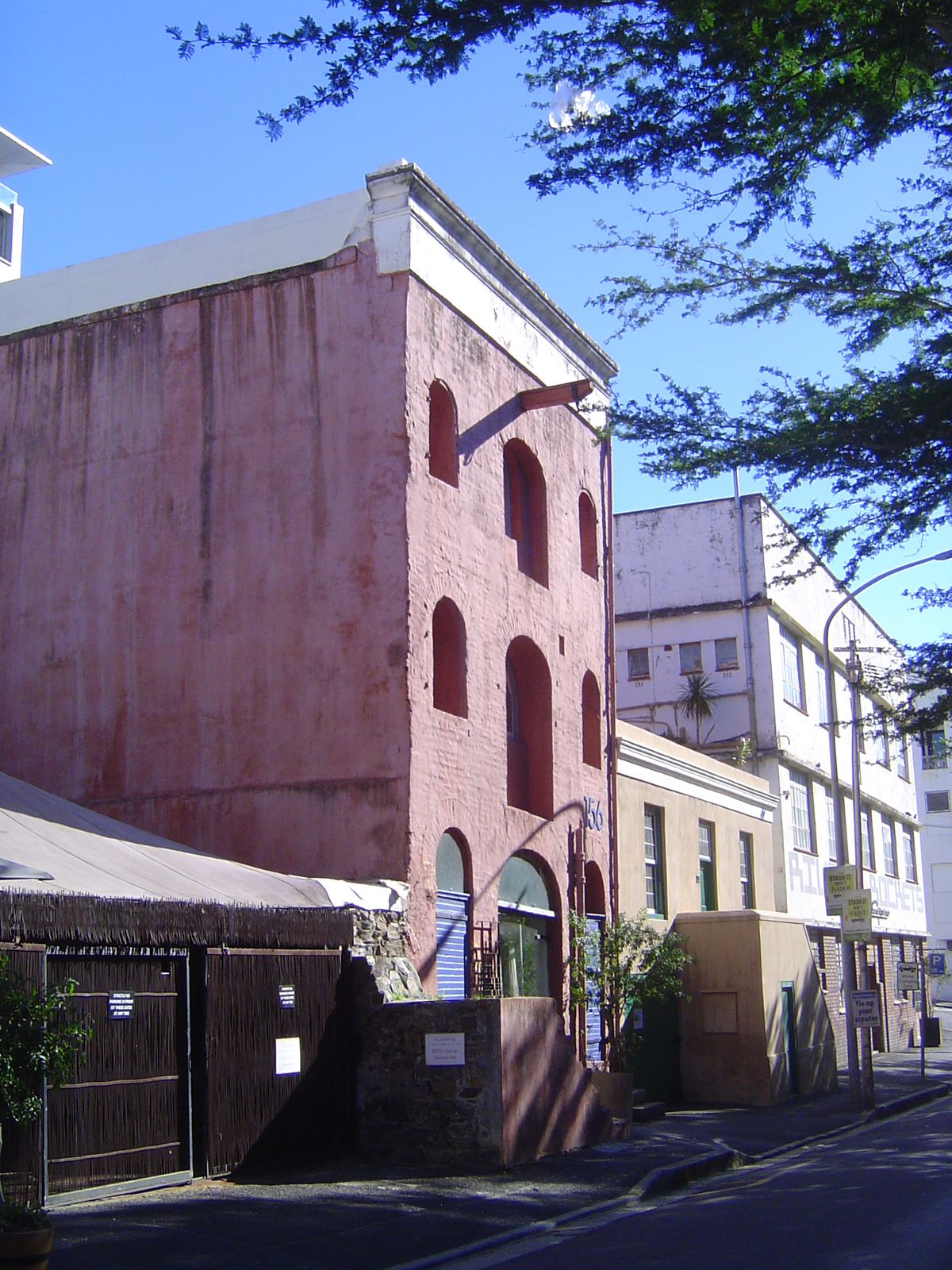 Warehouses survive with Amsterdam-style hoists.