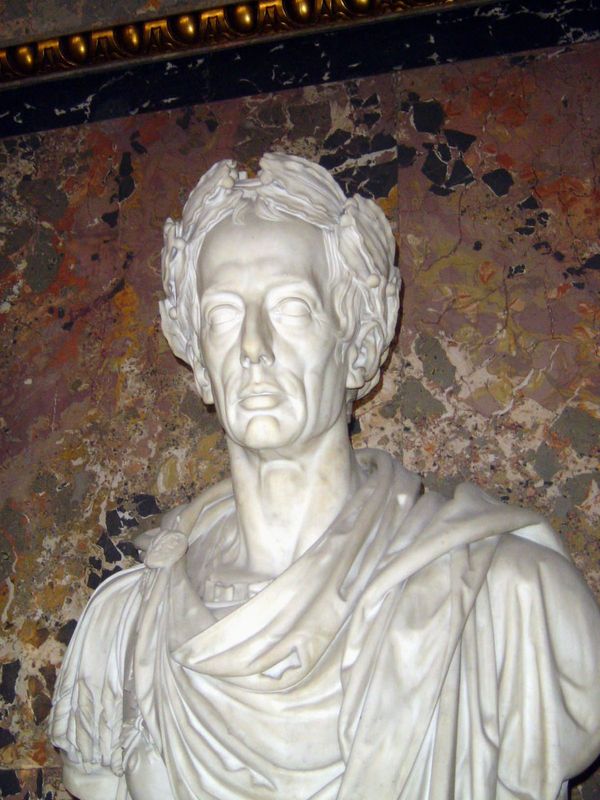Here, from the Art-History Museum, is a bust of Francis made in 1816 in Milan. Francis was the nephew of Joseph II, who was none too impress