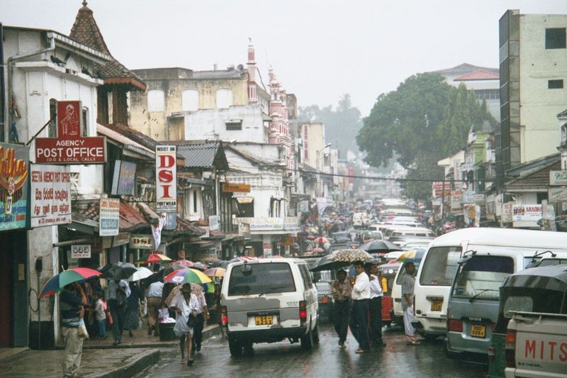 Another view, with another DSI outlet. The cream-and-red striped building in the middle distance, on the left, is a mosque.