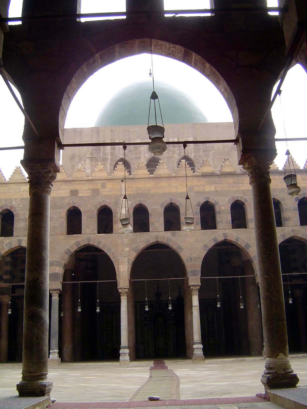 No. 143 In contrast, here's the nearby Mosque of al-Nasir Muhammad, from 1318. The dome is a restoration from 1935, and much of the original