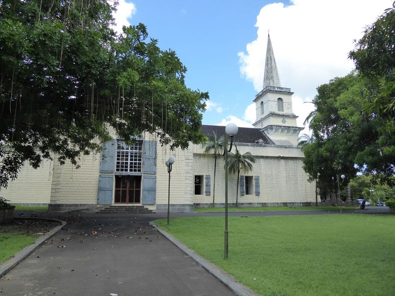 This is the nearby Anglican cathedral of St. James. Does it look sturdier?